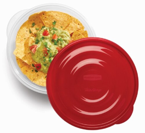 Rubbermaid® Take Alongs Round BPA-Free Plastic Snap Seal Food Storage Container Perspective: top