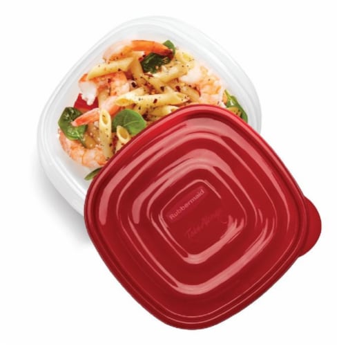 Rubbermaid® TakeAlongs® Quick Clik Seal™ Deep Square Food Storage Containers Perspective: top