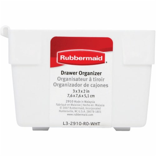 Rubbermaid 3in. X 3in. X 2in. Drawer Organizers Perspective: top