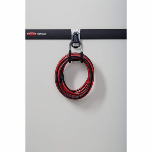 Rubbermaid FastTrack Garage Storage All-in-One Rail & Hook Wall