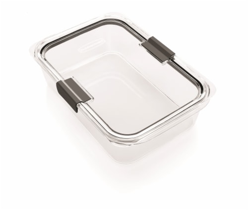 Rubbermaid Brilliance 1.3 C. Clear Rectangle Food Storage