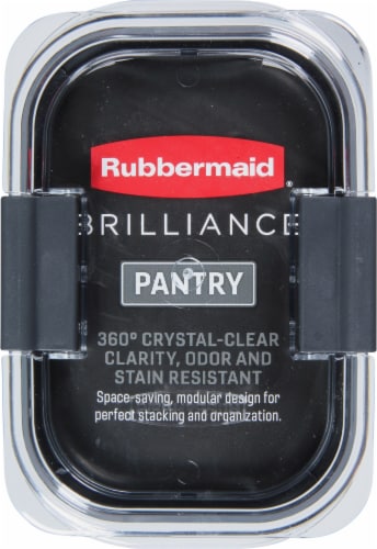 Rubbermaid Brilliance Pantry Organization Sugar Container - Clear Perspective: top