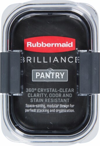 Rubbermaid Brilliance Pantry Organization Sugar Container - Clear Perspective: top