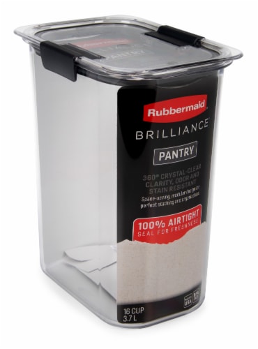 Rubbermaid® Brilliance™ Pantry Organization Container - Clear Perspective: top
