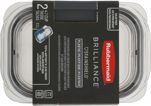 Rubbermaid® Brilliance™ Medium Deep Container Perspective: top