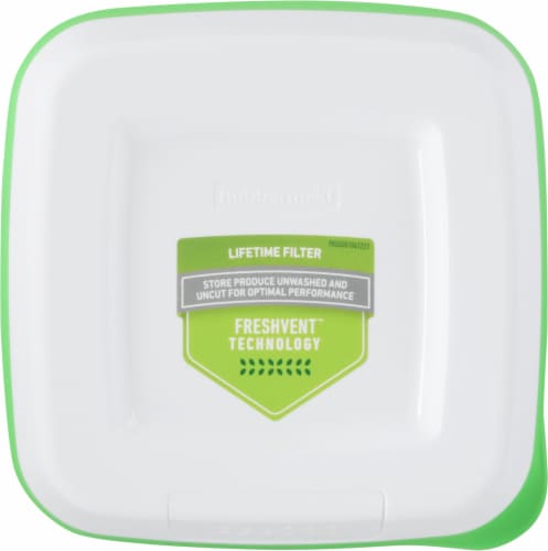 Rubbermaid® FreshWorks Medium Produce Saver Container - Green, 7.2