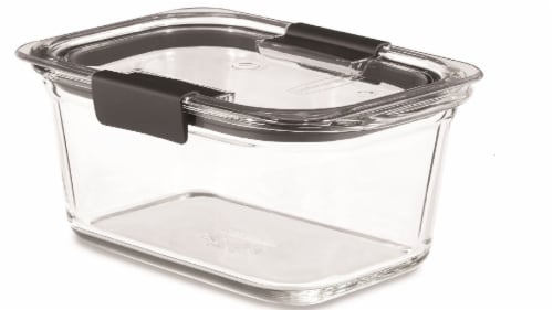 Rubbermaid® Brilliance Glass Rectangular Food Storage Container - Clear Perspective: top