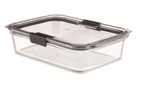 Rubbermaid® Brilliance™ Glass Rectangular Food Storage Container - Clear Perspective: top