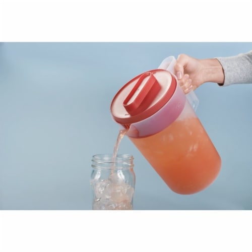 Rubbermaid® Simply Pour™ Pitcher - Red Perspective: top