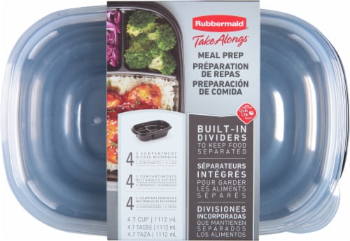 Rubbermaid® Take Alongs® Meal Prep Food Storage Containers Perspective: top