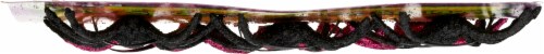 Fun World® Glitter Spider Decorations - Black/Purple Perspective: top