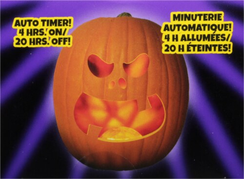 Fun World® Pumpkin Pro Flaming Pumpkin Lite - Orange Perspective: top