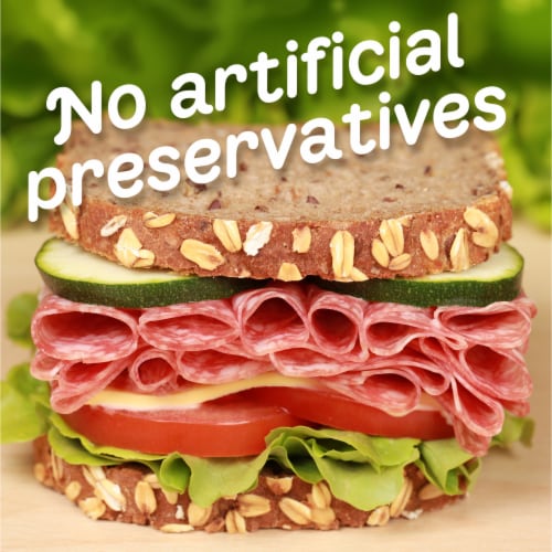 Oscar Mayer Turkey Cotto Salami Thin Sliced Lunchmeat Perspective: top