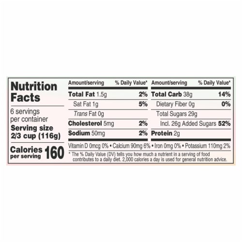 Blue Bell® Rainbow Sherbet Tub Perspective: top
