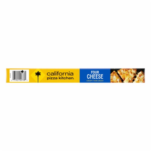 California Pizza Kitchen Four Cheese Crispy Thin Crust Frozen Pizza Perspective: top