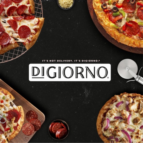 DiGiorno Detroit Style Crust Four Cheese Pizza Perspective: top