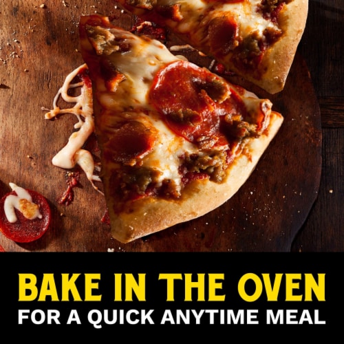 Tombstone Four Meat Frozen Pizza Perspective: top