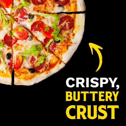 Tombstone Deluxe Frozen Pizza Perspective: top