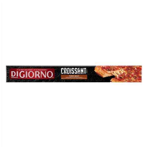 DIGIORNO® Croissant Crust Three Meat Frozen Pizza Perspective: top