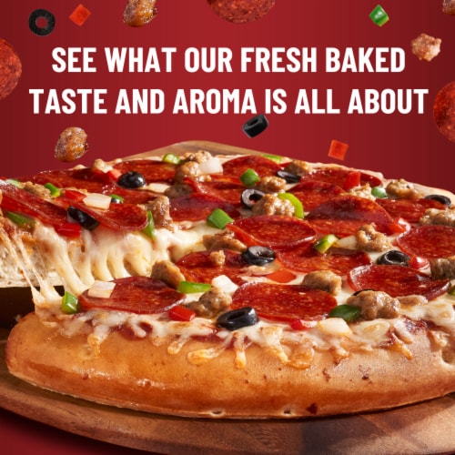 DiGiorno Supreme Rising Crust Frozen Pizza Perspective: top