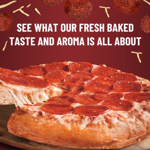 DIGIORNO® Rising Crust Pepperoni Frozen Pizza Perspective: top