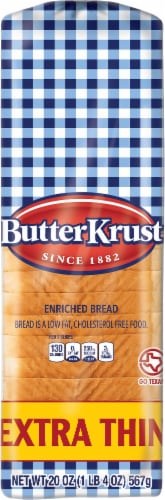 ButterKrust® Extra Thin Bread Perspective: top