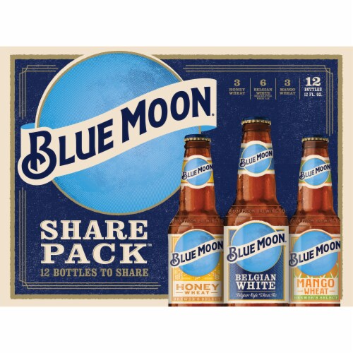 Blue Moon Ale Beer Variety Pack Perspective: top