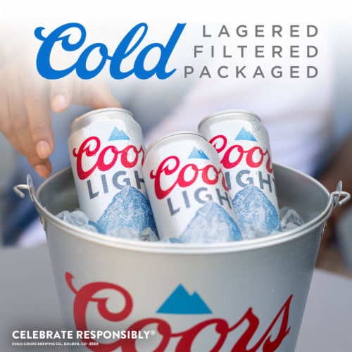 Coors Light Americanstyle Light Lager Beer, 3 cans / 24 fl oz Kroger