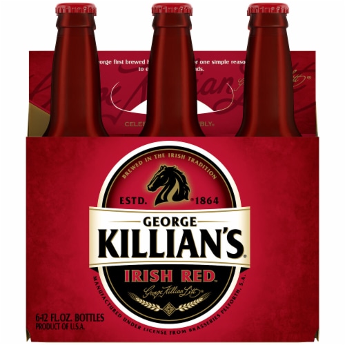 George Killian's Irish Red Irish Lager Beer Perspective: top
