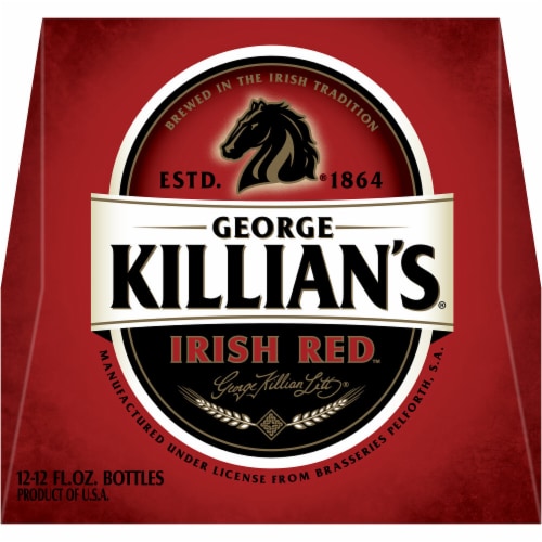 George Killian's Irish Red Lager Beer Perspective: top