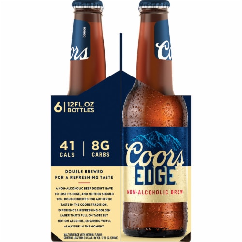 Coors Edge Non-Alcoholic Beer Perspective: top