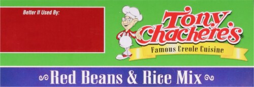 Tony Chachere's® Creole Red Beans & Rice Dinner Mix Perspective: top