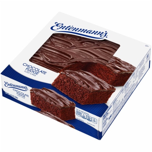 Entenmann's Chocolate Fudge Iced Cake Perspective: top