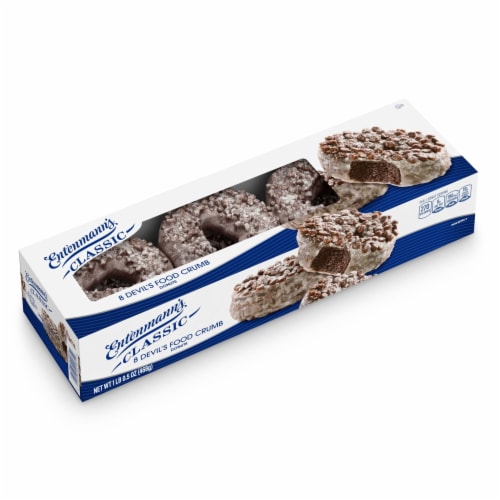 Entenmann's Devil's Food Crumb Donuts Perspective: top