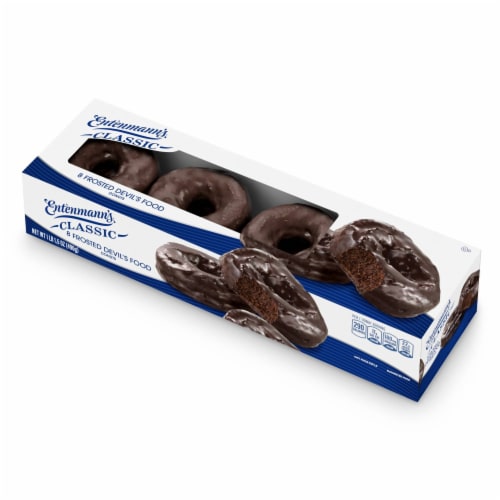 Entenmann's Frosted Devil's Food Donuts Perspective: top
