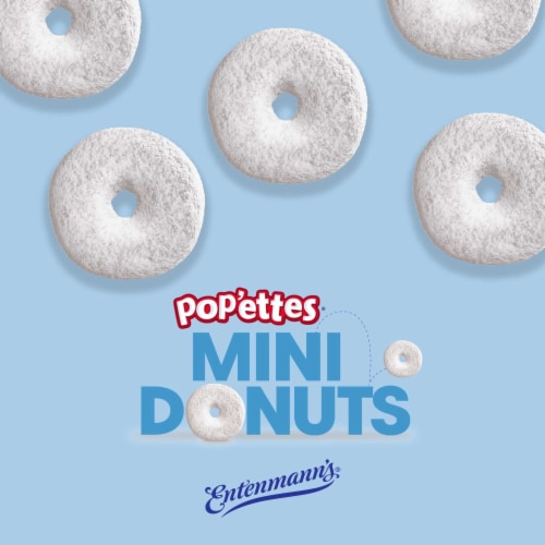 Entenmann's Pop'ettes Powdered Mini Donuts Perspective: top