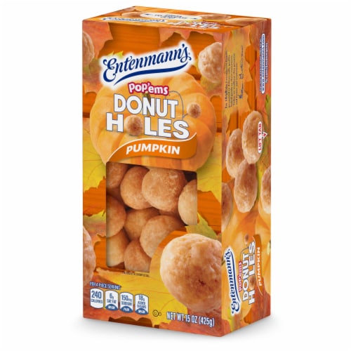 Entenmann's Pop'ems Pumpkin Donut Holes Perspective: top