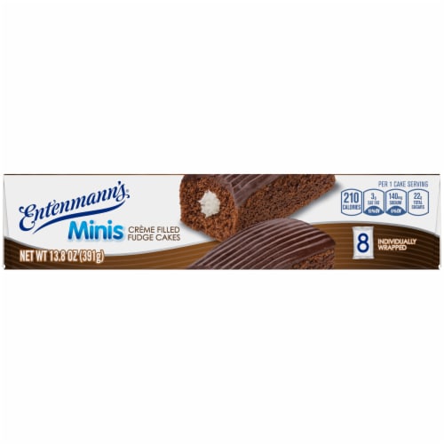 Entenmann's® Minis Creme Filled Fudge Cakes Perspective: top