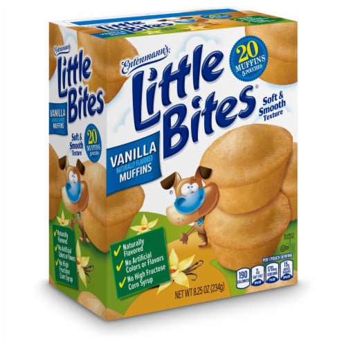 Entenmann's® Little Bites® Limited Edition Vanilla Mini Muffin Pouches Perspective: top