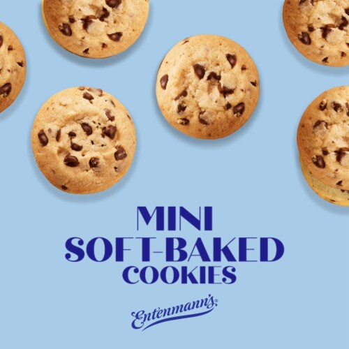 Entenmann's Soft-Baked Chocolate Chip Mini Cookies Perspective: top