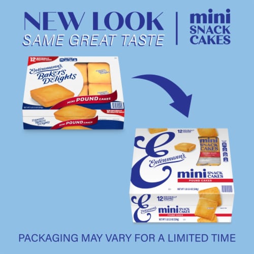 Entenmann's Butter Mini Pound Cakes Perspective: top