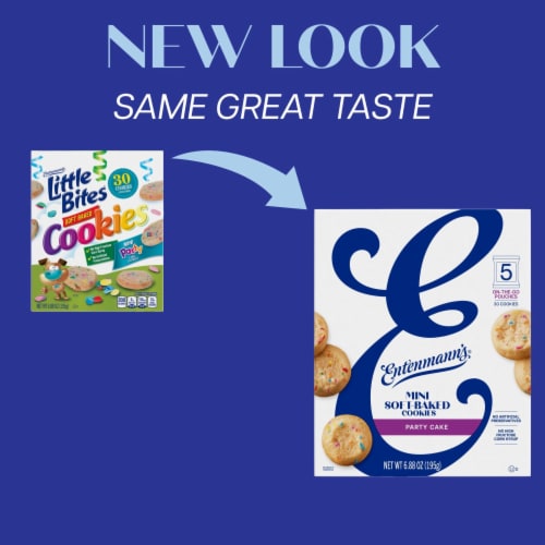 Entenmann's Soft-Baked Party Cake Mini Cookies Perspective: top