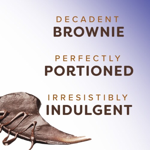 Entenmann's Drizzle Drops Triple Chocolate Brownies Perspective: top