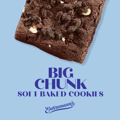 Entenmann's Big Chunk Mint Chocolate Soft Baked Cookies Perspective: top