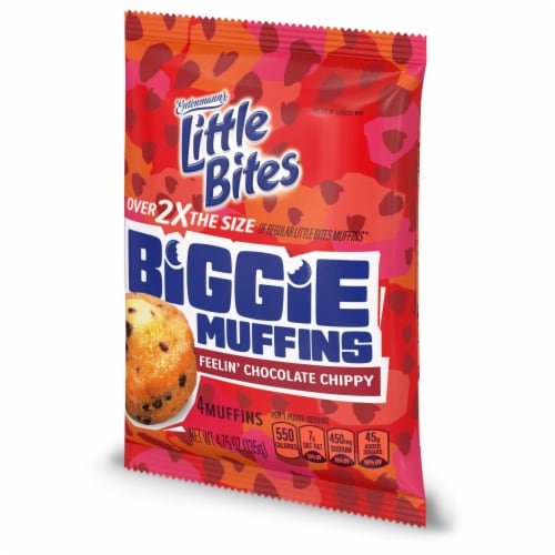 Entenmann's Little Bites Feelin' Chocolate Chippy Biggie Muffins Perspective: top