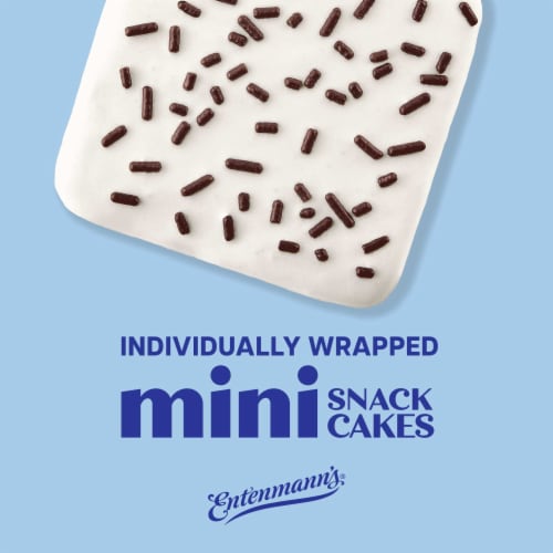 Entenmann's Chocolate Chip Mini Snack Cakes Perspective: top