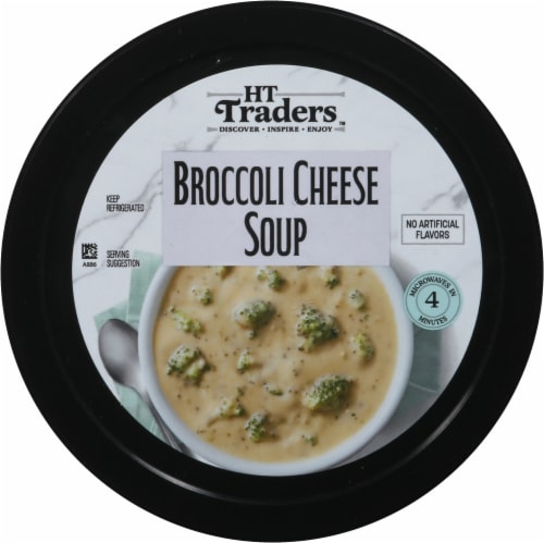 Harris Teeter® HT Traders™ Broccoli Cheese Soup Cup Perspective: top