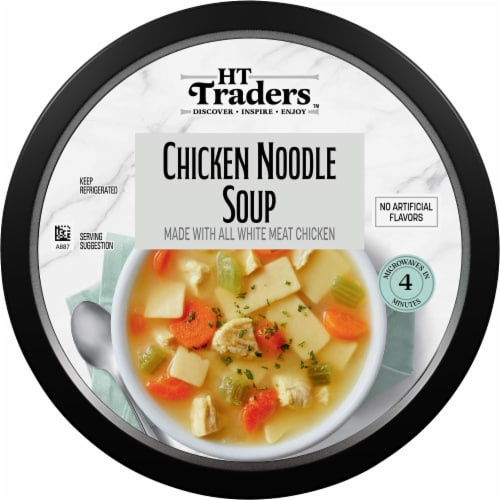 HT Traders™ Chicken Noodle Soup Perspective: top