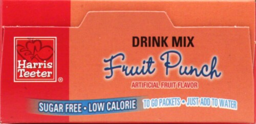 Harris Teeter® Fruit Punch Single Serve Powdered Drink Mix Perspective: top
