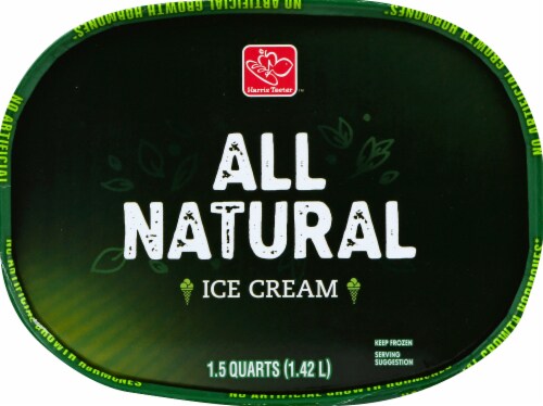 Harris Teeter™ All Natural Mocha Almond Fudge Ice Cream Perspective: top